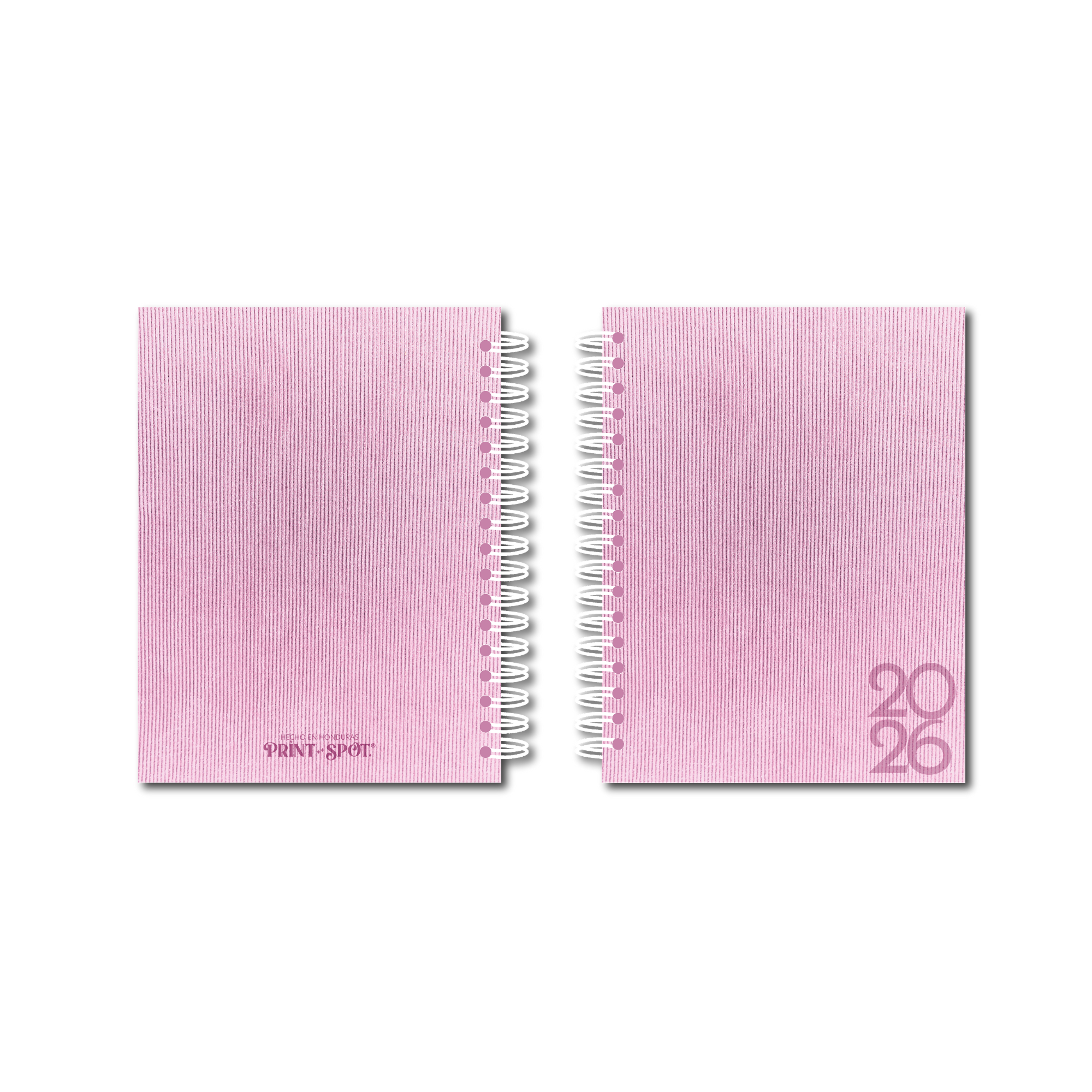 Agenda Semanal Fechada 2026 - Rosa