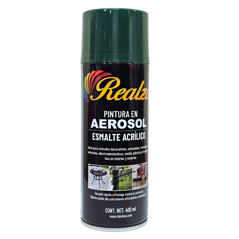 Pintura Spray Verde Emporio Brillante REALZA
