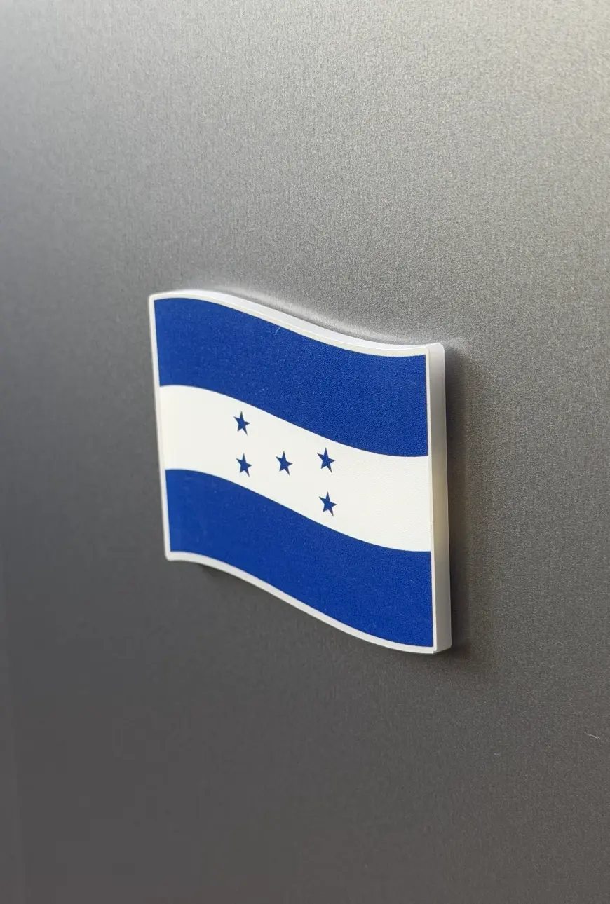 Imán de Refrigerador Bandera de Honduras | Souvenir Patrio | PrintSpot