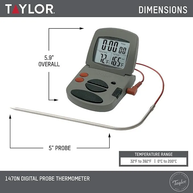 Termometro Digital Para Horno 1470 TAYLOR-main-image