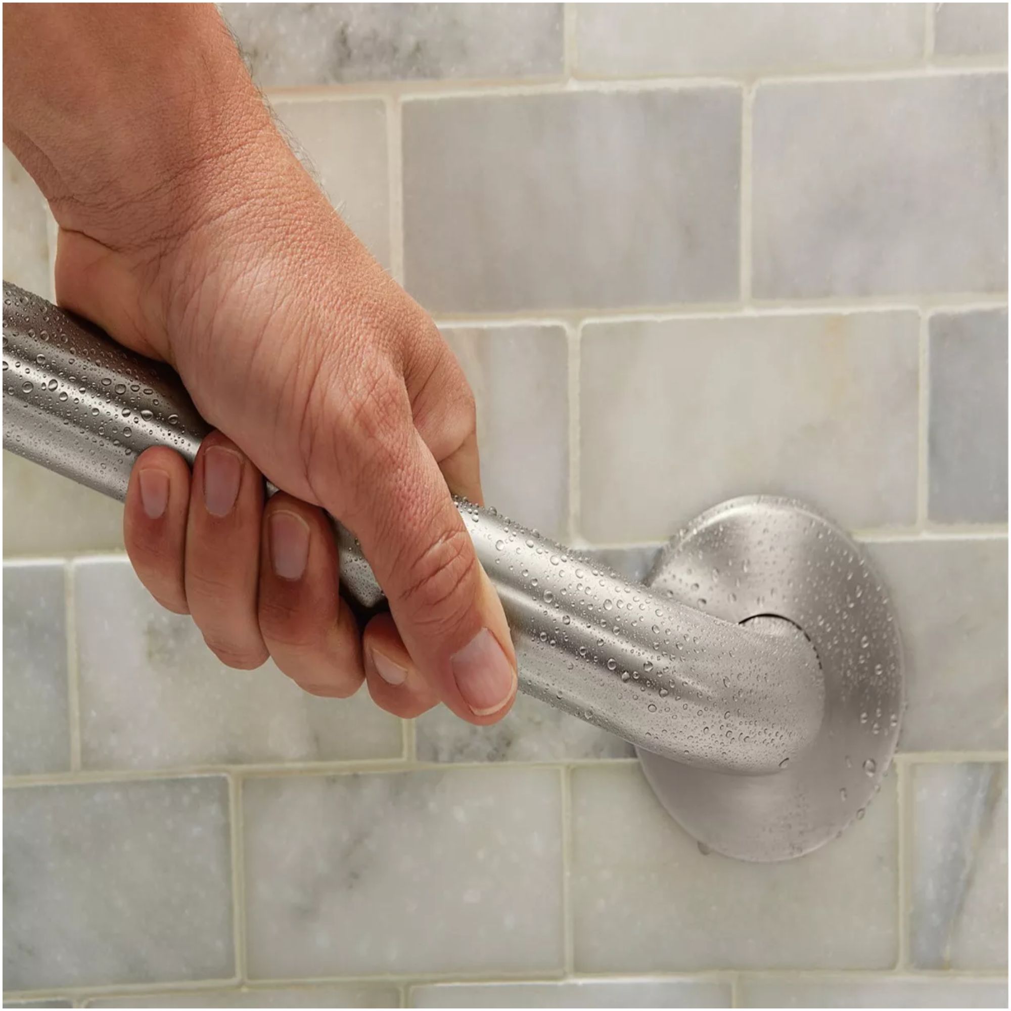 Barra De Seguridad Para Baño Cromado 18" LR7518