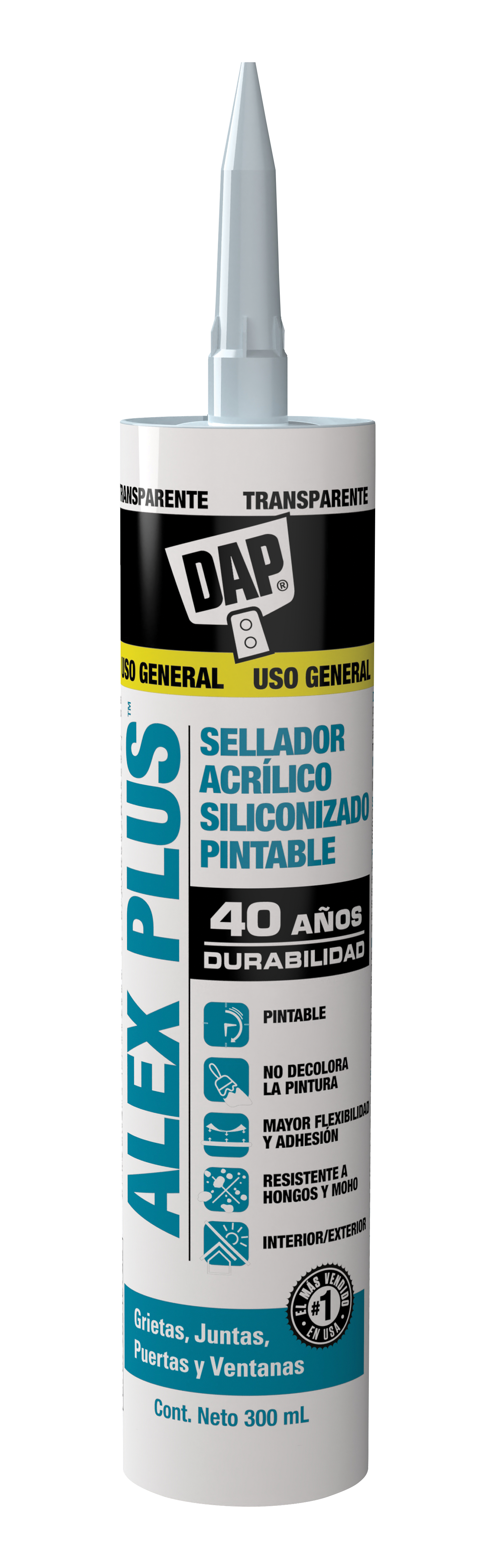 Sellador Transparente Alex-Plus 300ML 34002