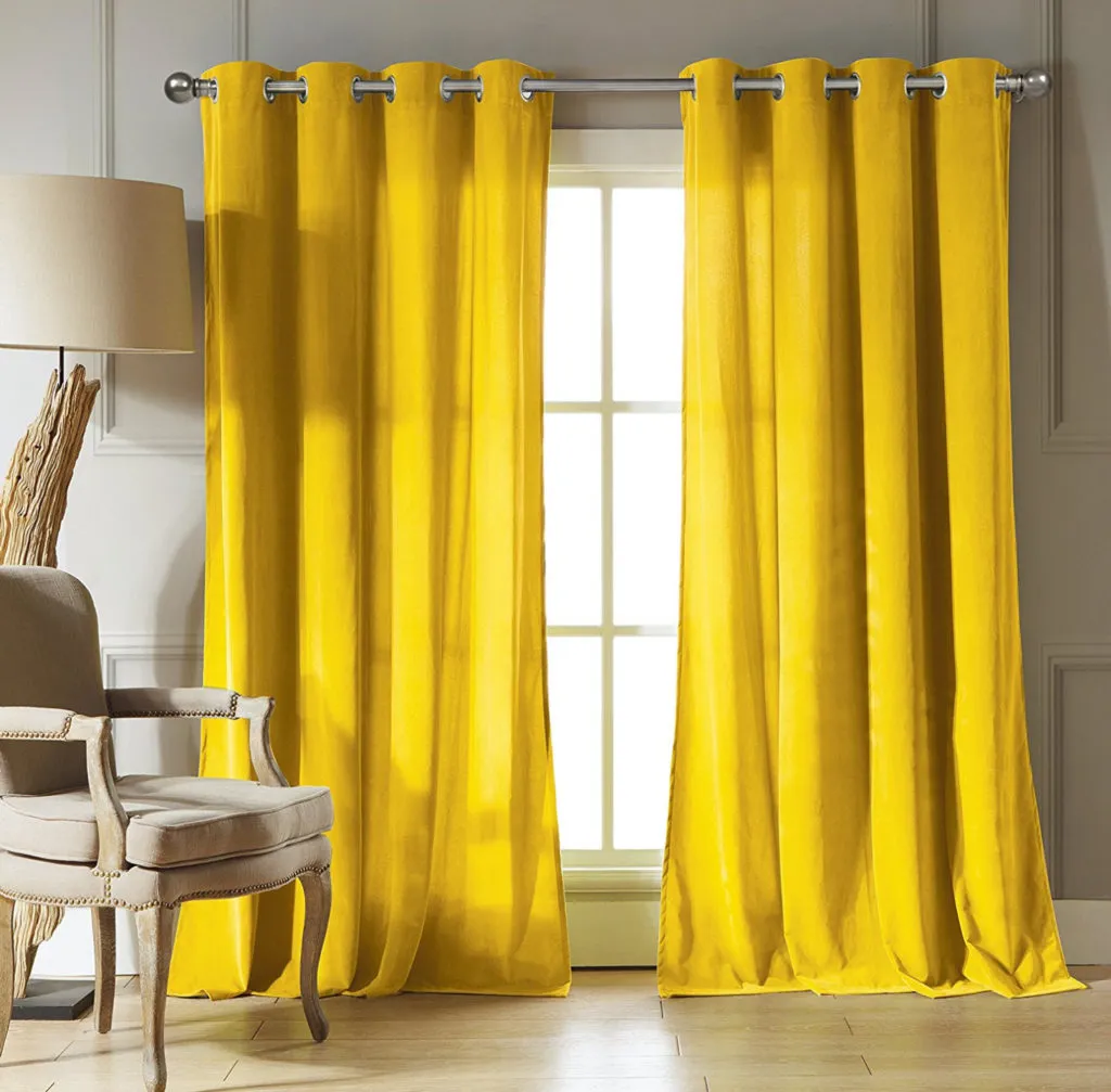 Cortina Para Sala Amarillo HOME&YOU 1442178